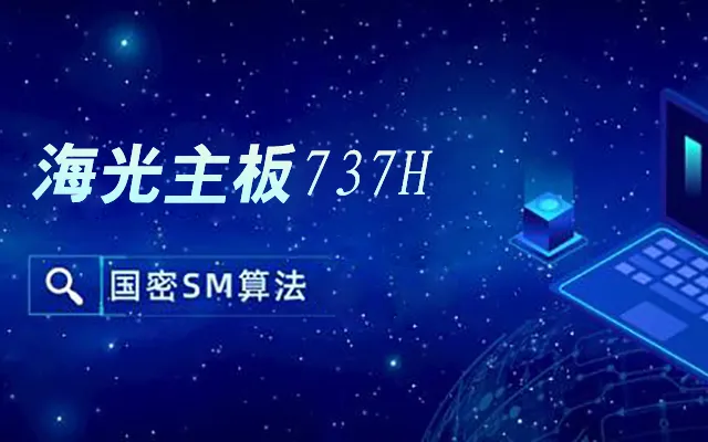 国产海光主板737H自主可控 内置SM2/3/4国密算法